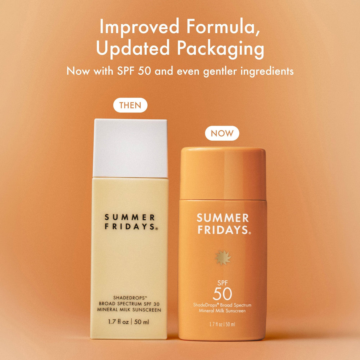 ShadeDrops® Broad Spectrum SPF 50 Mineral Milk Sunscreen